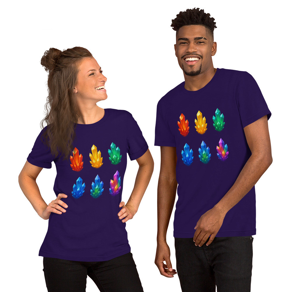 Crystal energy apparel design